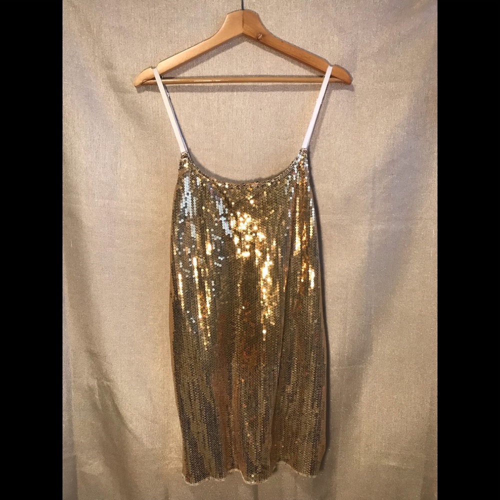 Intimate Free People sequin slip dress